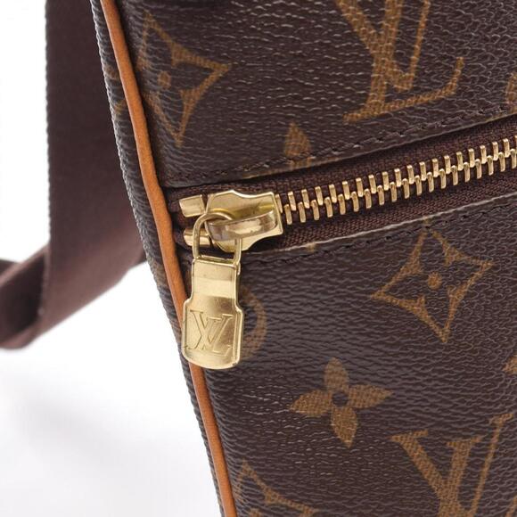 LOUIS VUITTON Brown Monogram Leather Shoulder Bag - Picture 9 of 9